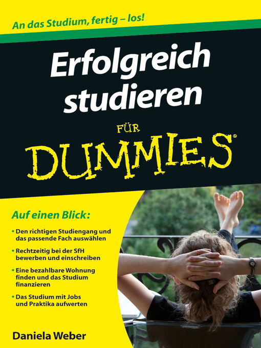 Cover image for Erfolgreich studieren für Dummies